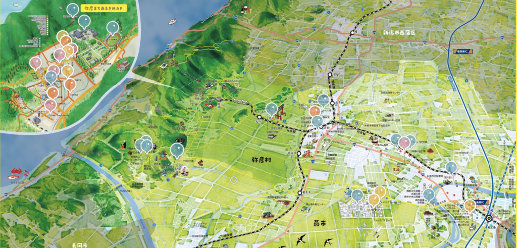 新潟県デジタルマップ「燕と弥彦ぐるぐるMAP」が公開 – Stroly for