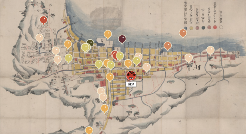滋賀県大津市の歴史を巡る「大津町古絵図」が公開
