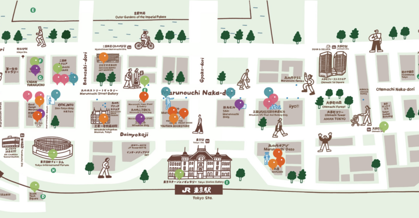 東京都千代田区にてアートを楽しみながら街歩き！「TOKYO ART WALK 2025 ART MAP」が公開