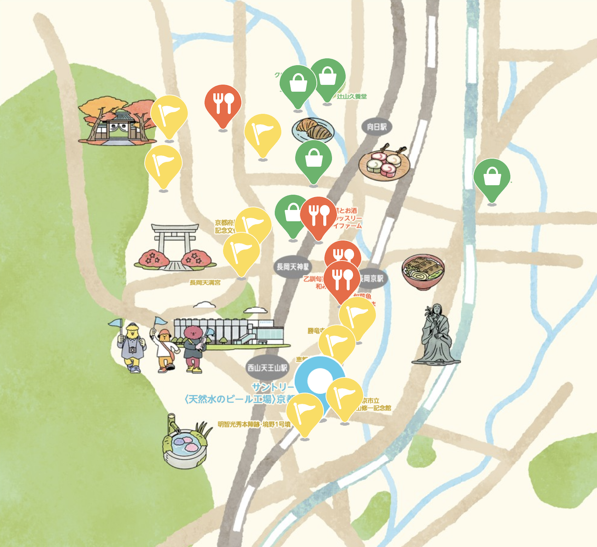 サントリー ファクトリップMAP