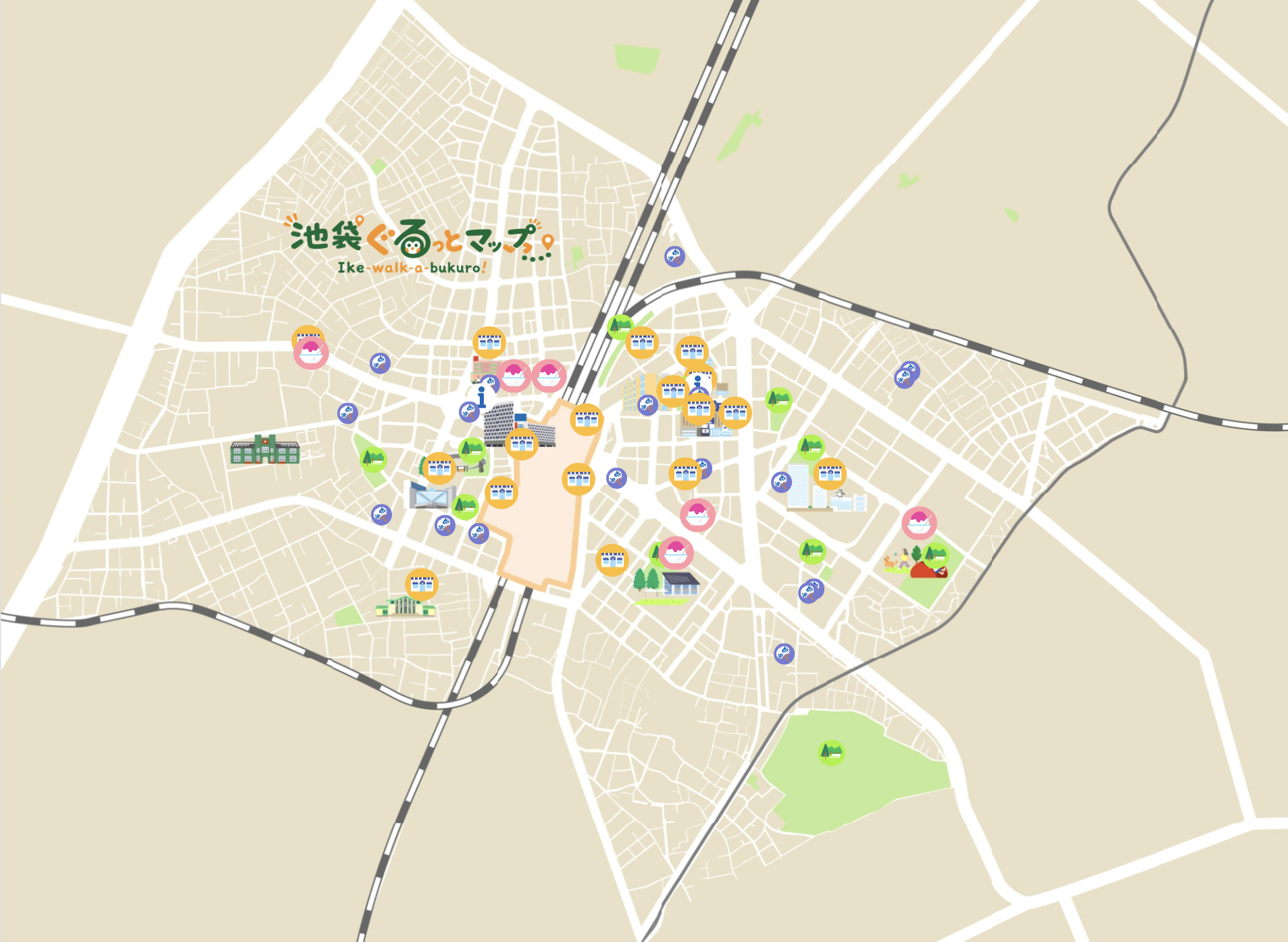 池袋ぐるっとマップ