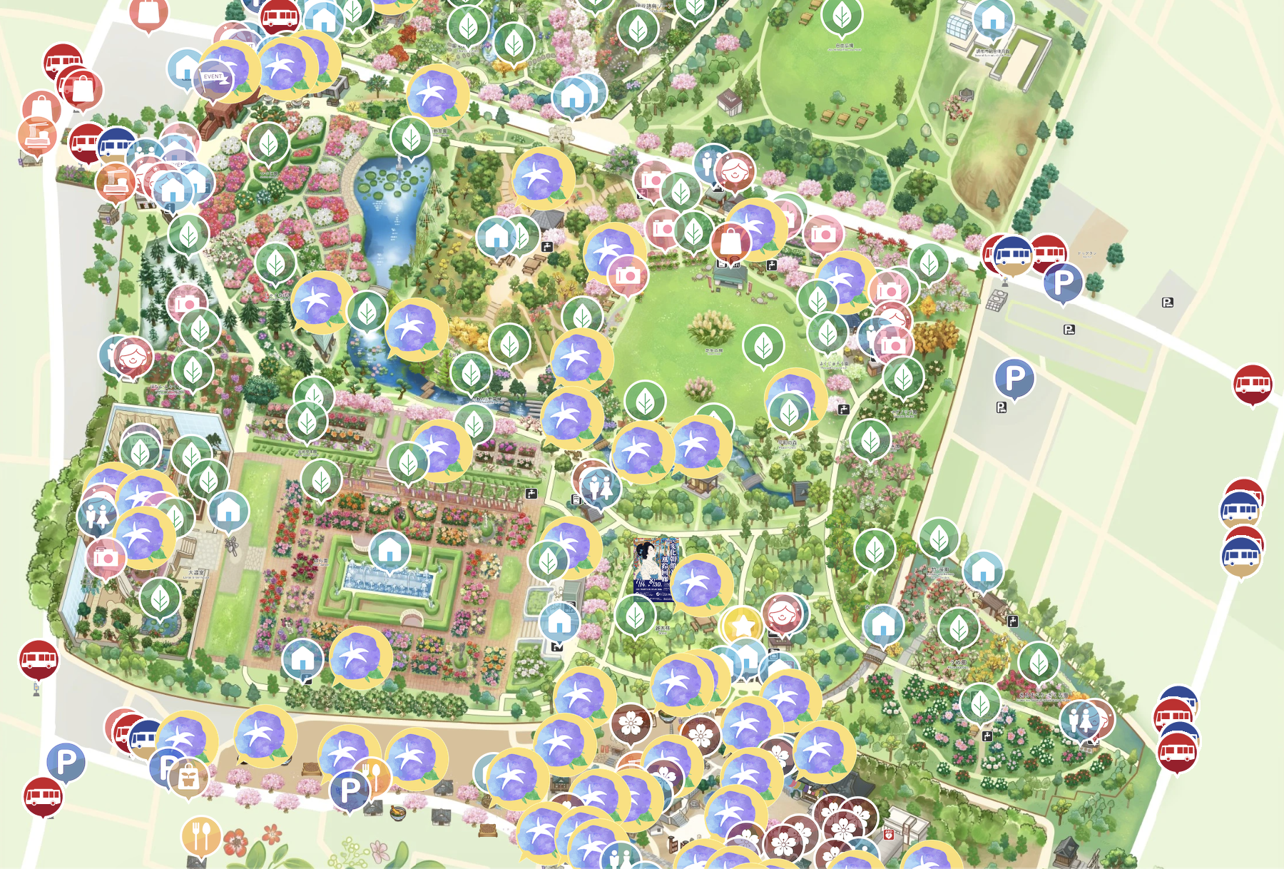 神代植物公園＆深大寺公式探索マップ