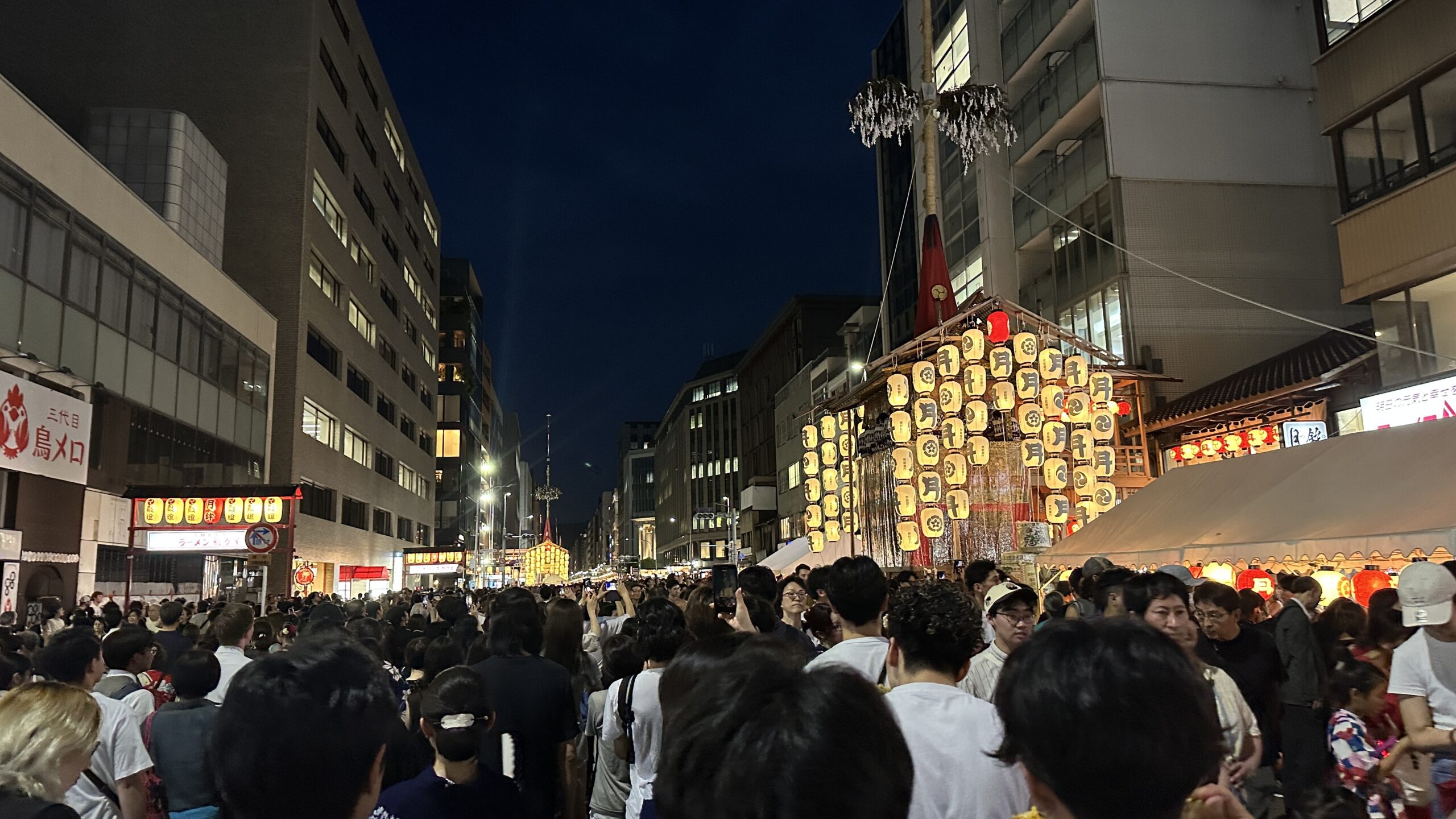 祇園祭宵山の様子